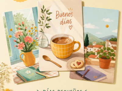 Set de 3 postales “Días pequeños”